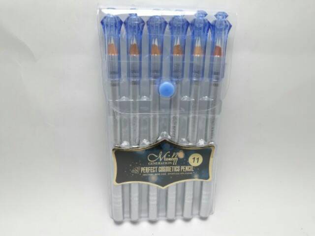 EYELINER PENSIL MENOW SILVER HARGA 6 PCS