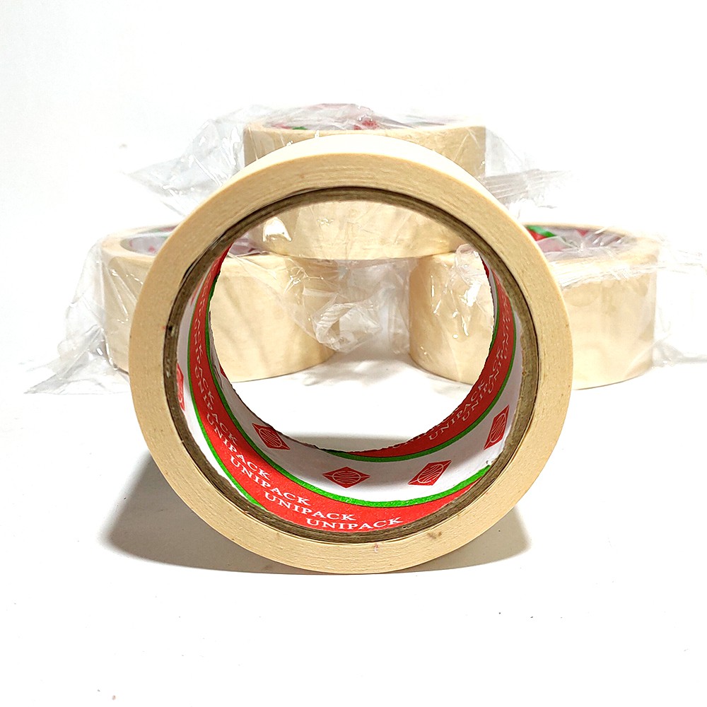 LAKBAN KERTAS 2 INCH X 21 METER / MASKING TAPE KULAITAS DAIMARU