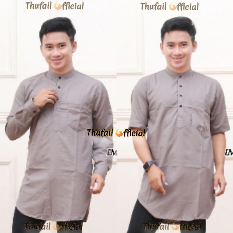 [Bisa COD Bayar Di Tempat] Kurta Pria Muslim Keren dan Simpel Polos Pakistan