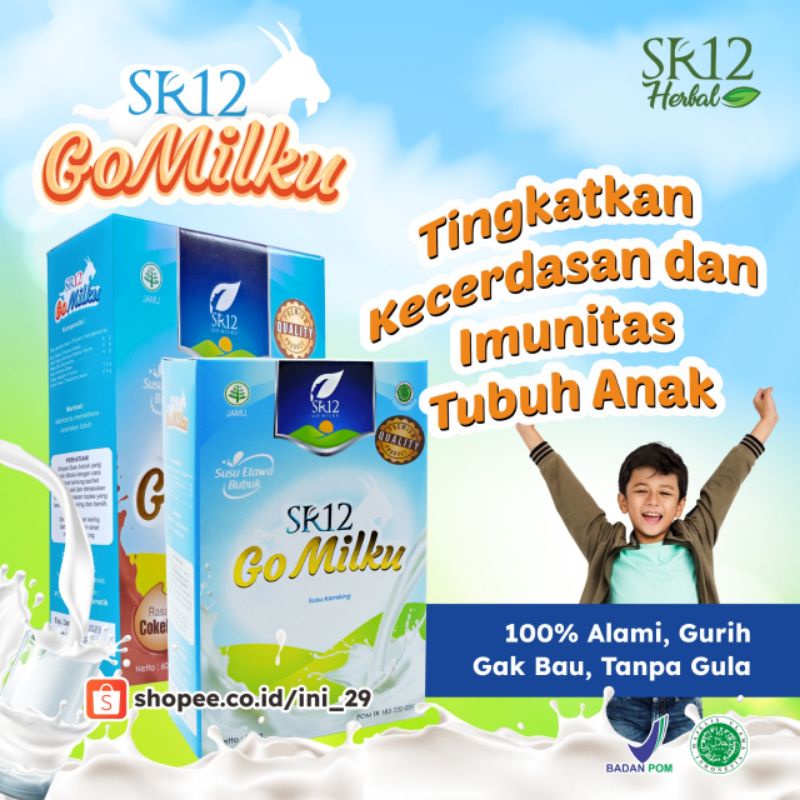 

GO Milku SR12 Susu Anak Penambah Nafsu Makan dan Meningkatkan Kecerdasan Otak