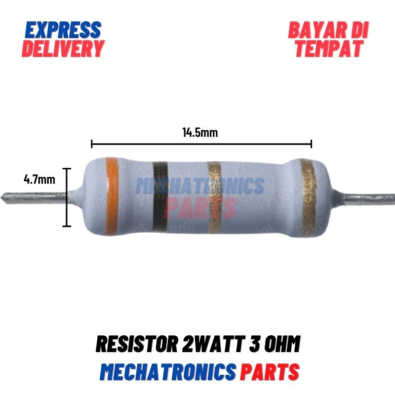 [PAS-9388] RESISTOR 2WATT 3OHM