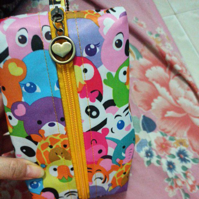 Tempat Tissu 2 In 1 Cover Tisu Basah Dan Kering / Tisu Travel / Pouch Tissue