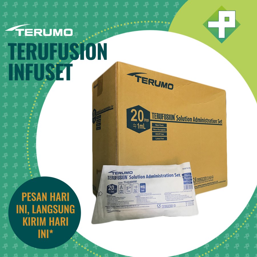 Infuset Terumo Dewasa / Infusion Set / Terufusion / Selang Infus