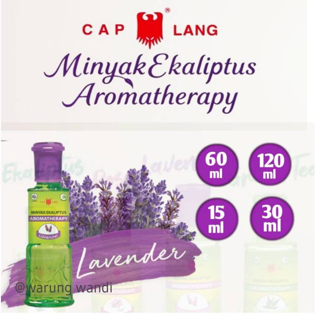 Cap Lang Minyak Ekaliptus Aromatherapy Lavender Shopee Indonesia