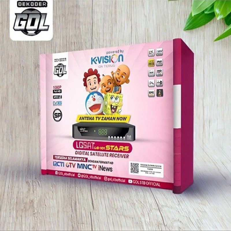 RECEIVER DIGITAL PARABOLA K-VISION LGsat STARS LG-101