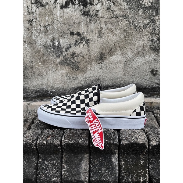 Sepatu Vans Slip On Checkerboard 100% Original Resmi PT Navya