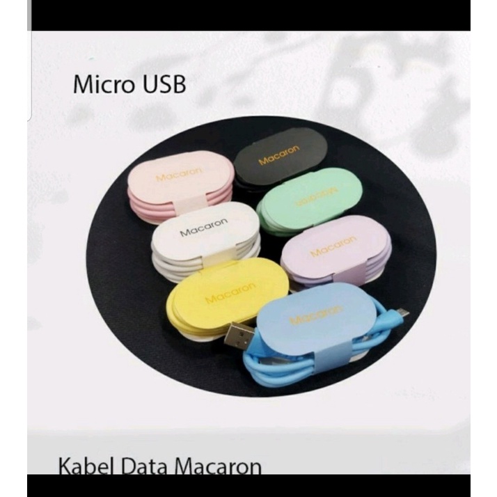 KABEL DATA MACARON MICRO/KABEL DATA TYPE C/KABEL DATA IPHON FAST CHARGING - BD