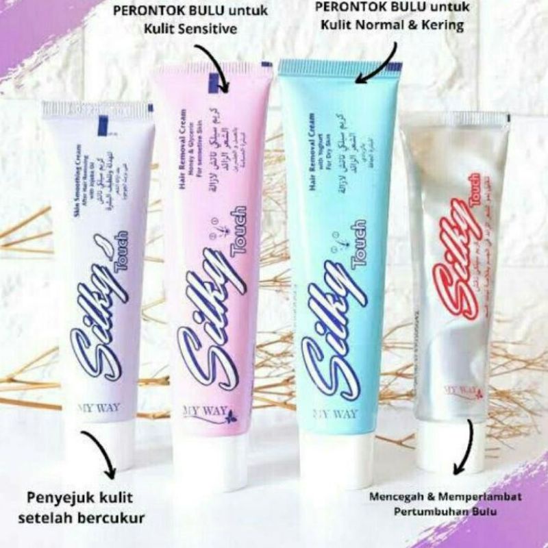 SILKY TOUCH MY WAY Perontok Bulu Permanen  100% Original