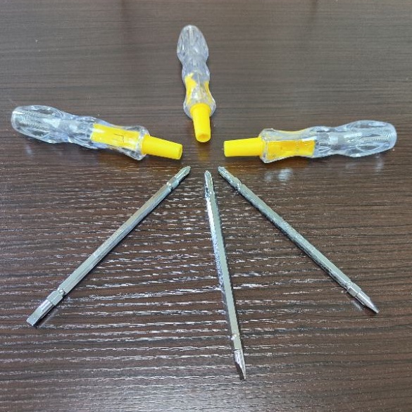 Tespen Bolak Balik 2 Way/obeng tespen bolak balik /test pen listrik /bahan  bagus