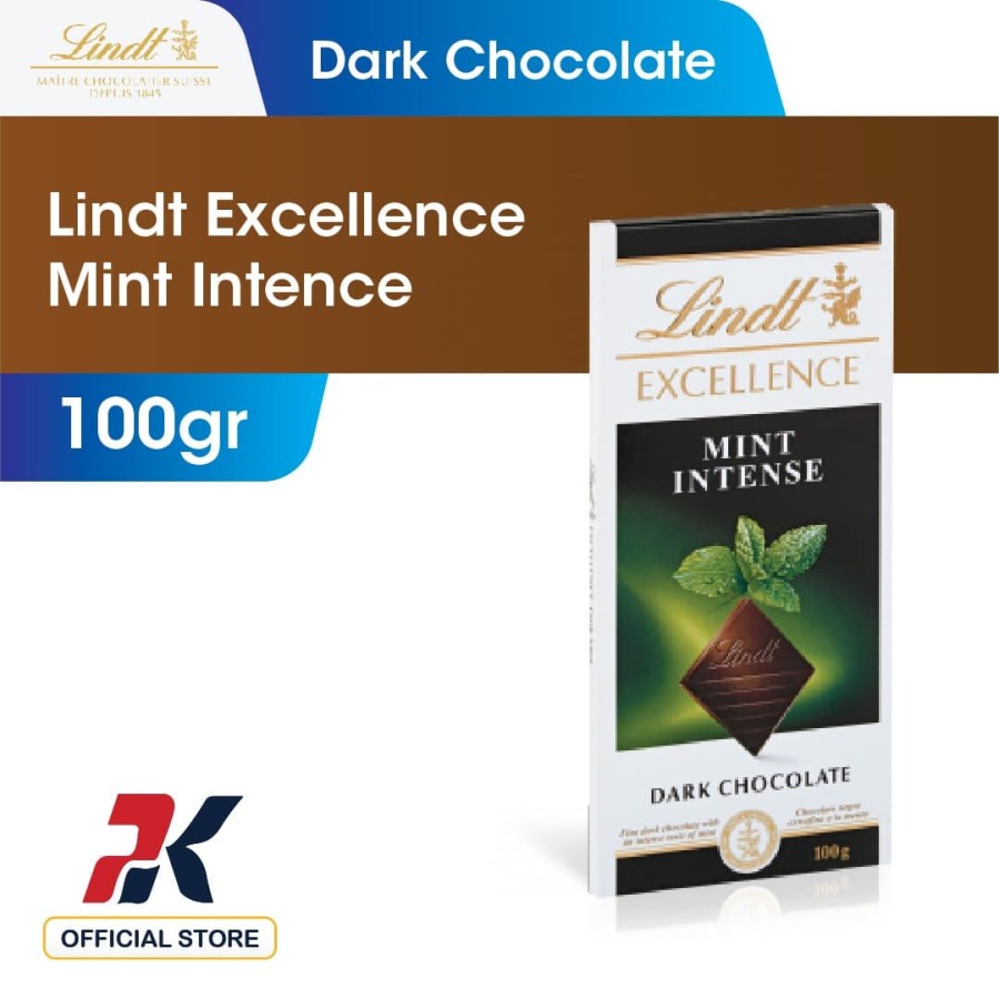 

Lindt Excellence Mint Intense Dark Chocolate 100gr