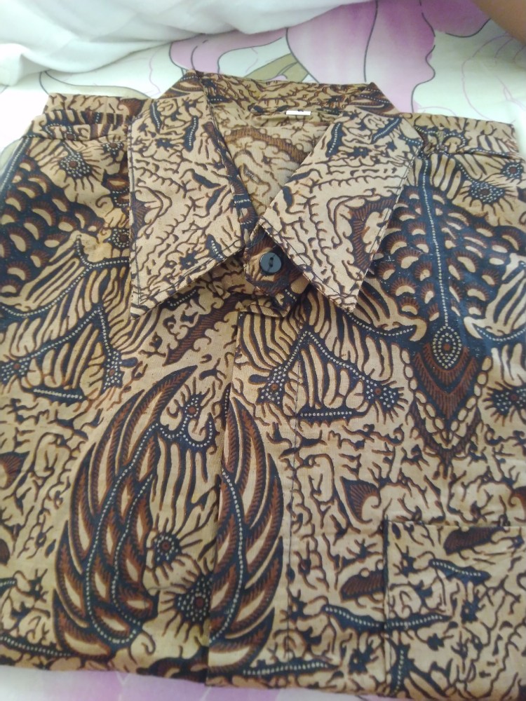 [bisa Cod] Kemeja Batik Premium Baju Batik Pria Lengan Pendek Reguler Fit