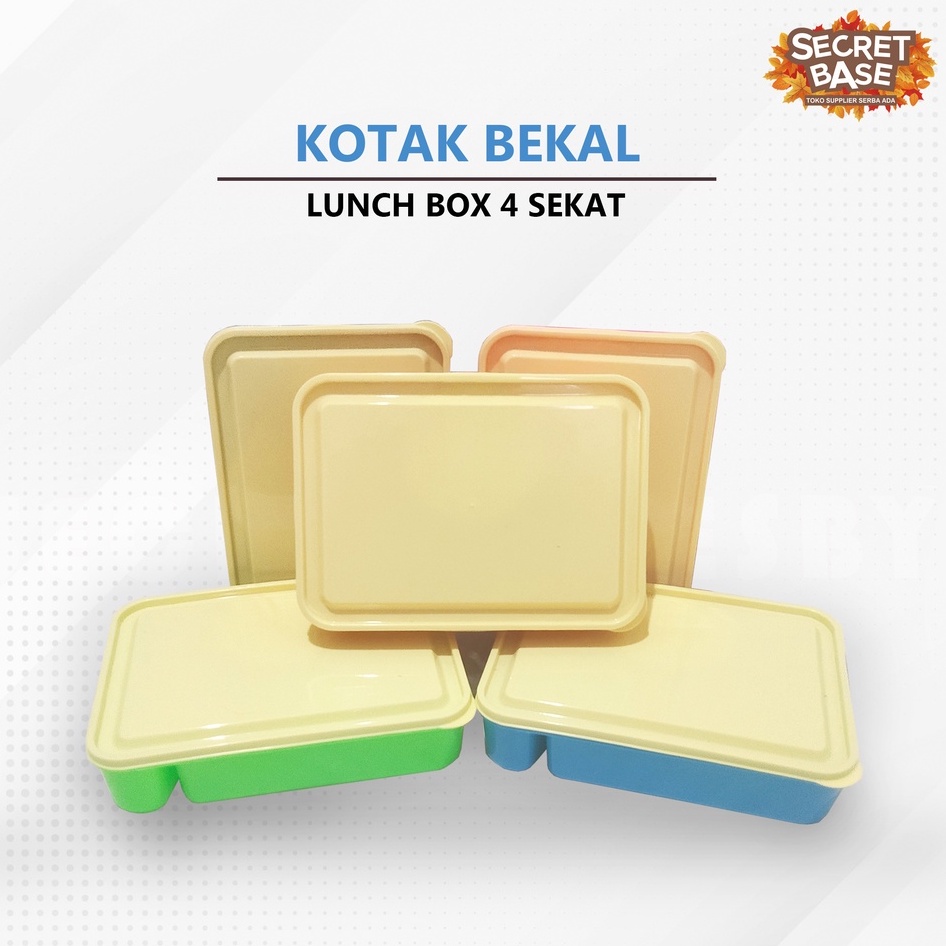 KOTAK MAKAN BEKAL - Food Grade Tahan Panas / Lunch box Anti Tumpah