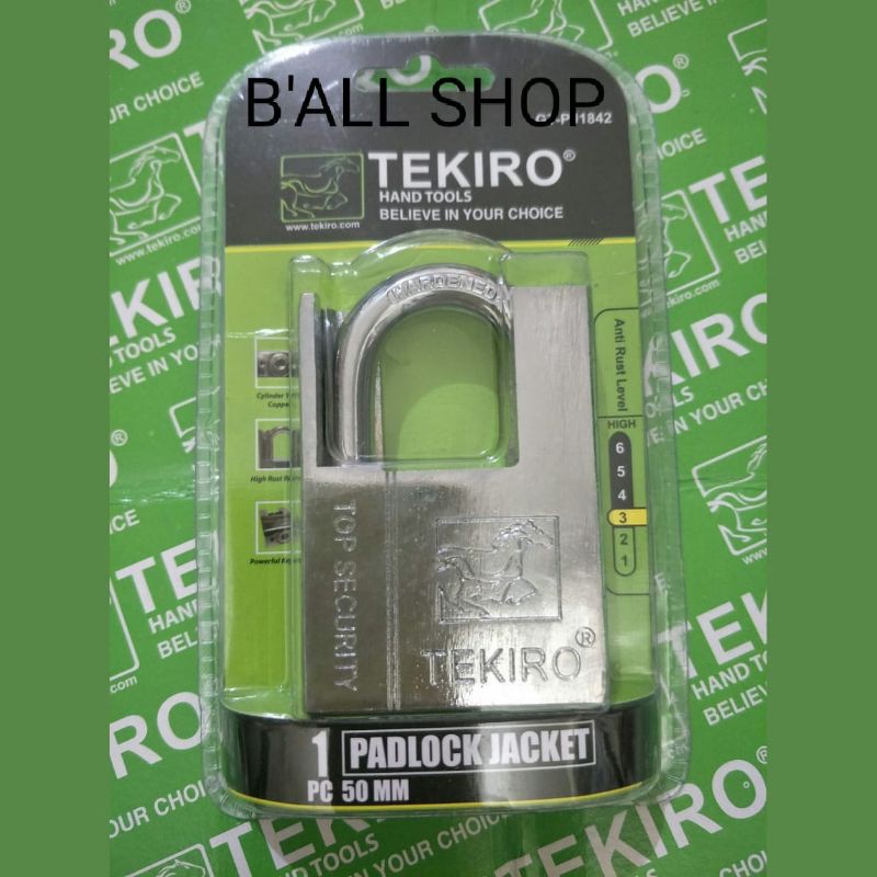 Gembok Jaket 50 mm Tekiro GT-PJ1842