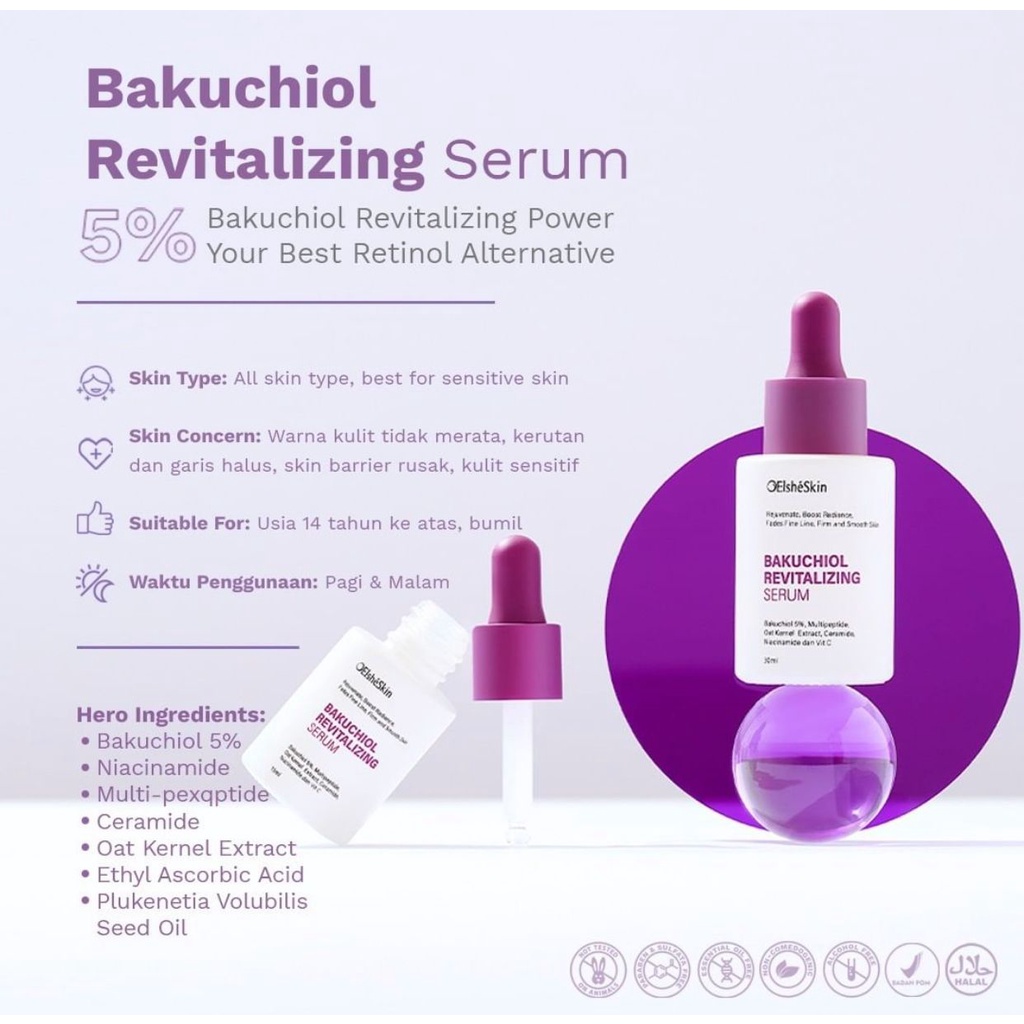 Elsheskin Bakuchiol Revitalizing Serum