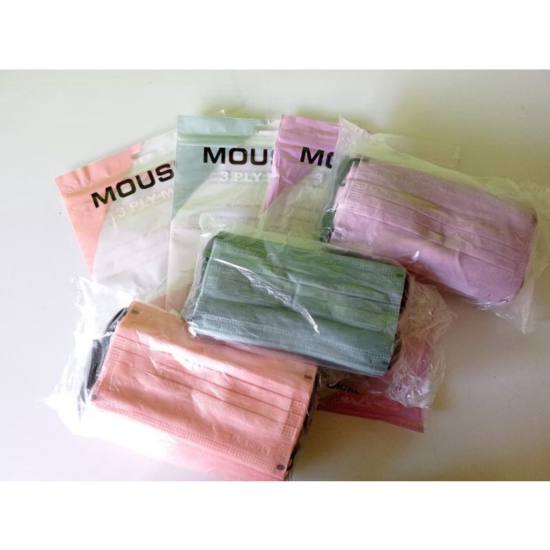 Mouson Disposable Face Mask Pink Lady | Dispo Mouson isi 50