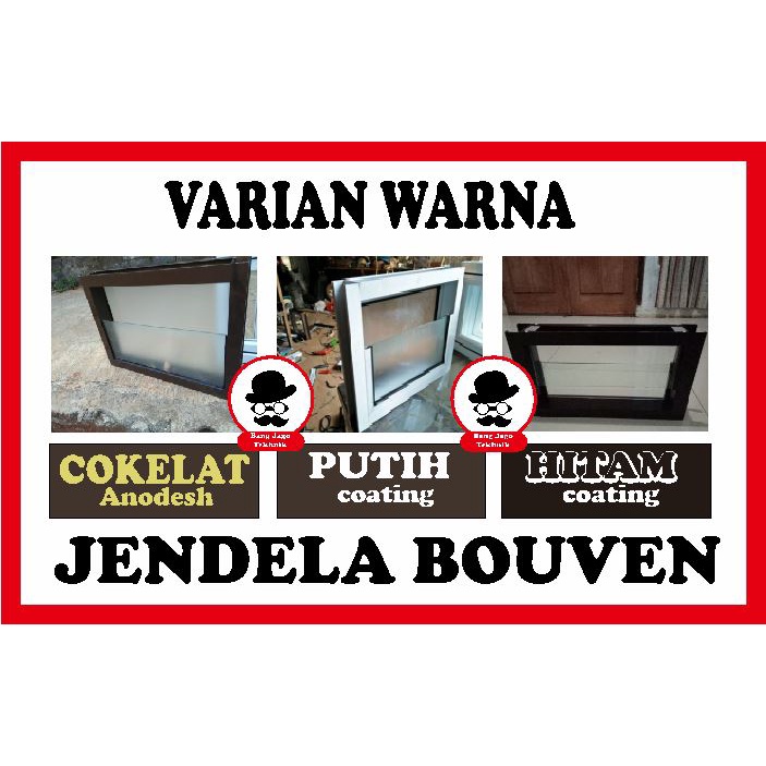 Kusen Alumunium/ Pintu Alumunium/ Jendela Alumunium/ Jendela Boven/ Jendela Casment