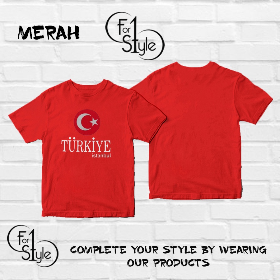 Sovenir kaos Istanbul sz L danXL dari negara Turkiye