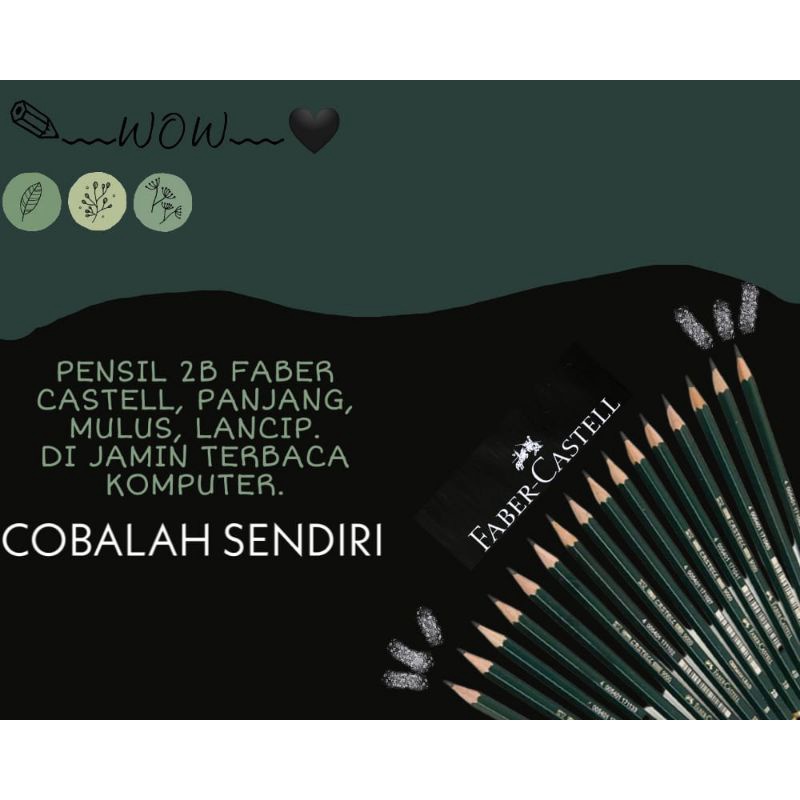

pensil 2B Faber-Castell
