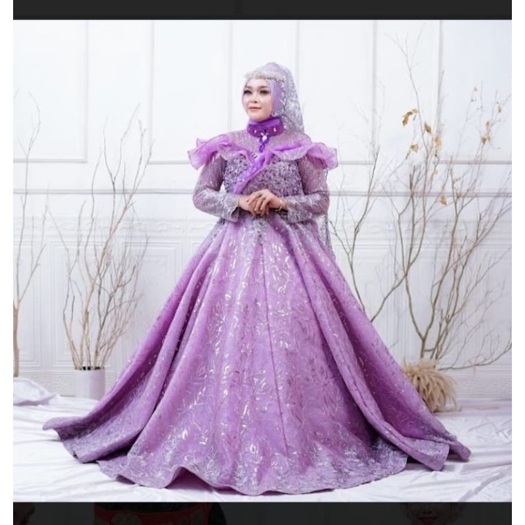 GAUN PENGANTIN BELIMBING/BALLGOWN TARO PAYET CANTIK ELEGAN