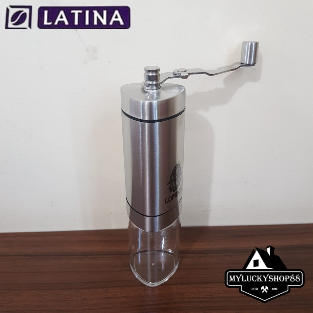 Latina Lombok Handy Manual Coffee Grinder Gilingan Kopi Segitiga