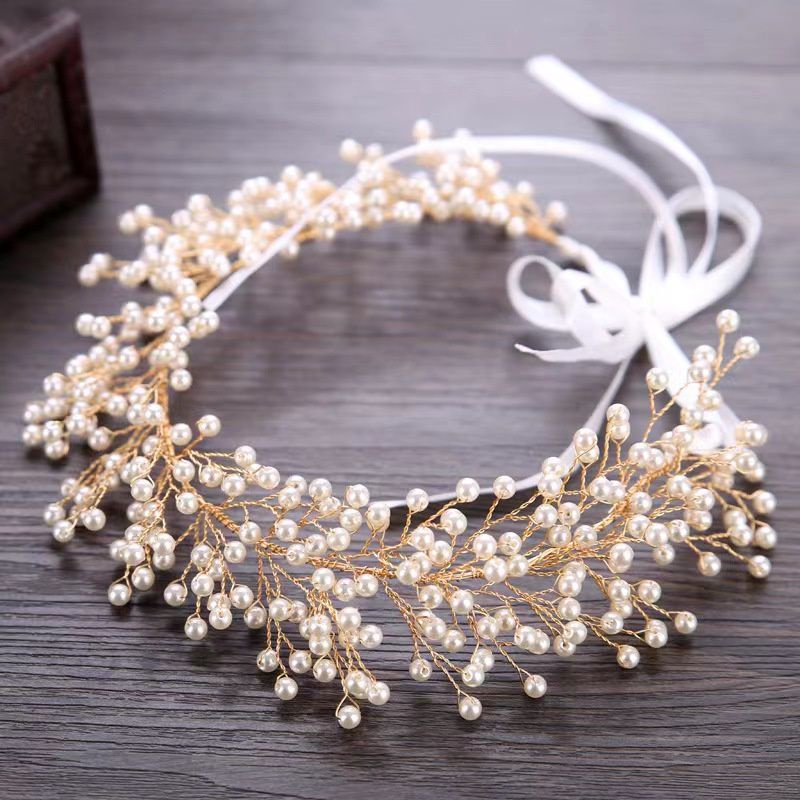 Anyelir Headpiece - Aksesoris Mutiara Pengantin Simple Elegan