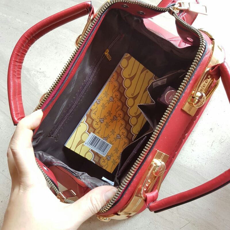 Sale! Tas Wanita Import Handbag Top Handle Bisa Selempang Fashion Cewek 3042 Kekinian