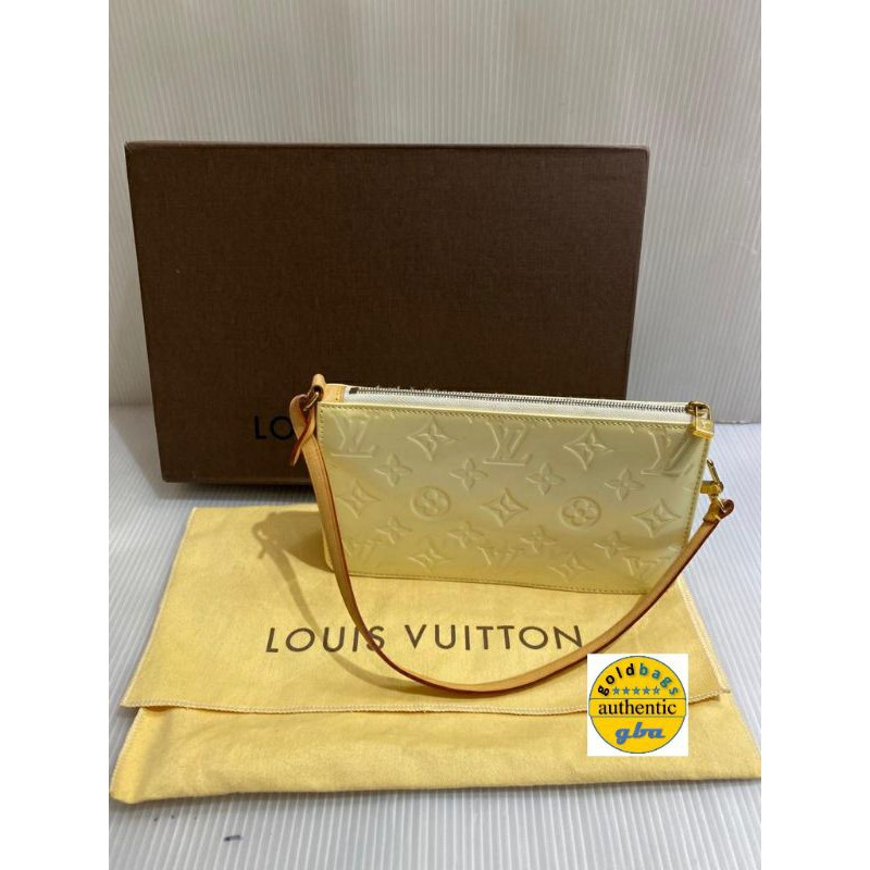 Prelove LV Beige Monogram Vernis Original Asli