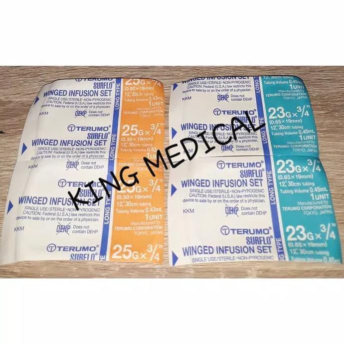 Grosir Needle Wing Terumo 23G & 25G