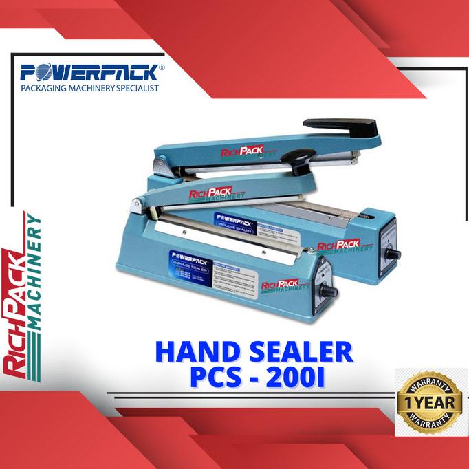 Jual HAND SEALER MESIN SEAL PLASTIK PCS-200I POWERPACK | Shopee Indonesia