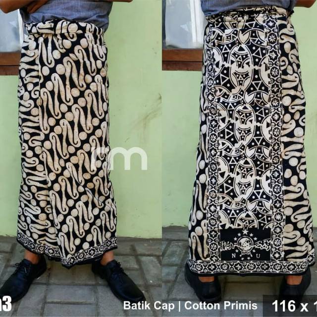 Sarung Batik Cap NU Putih