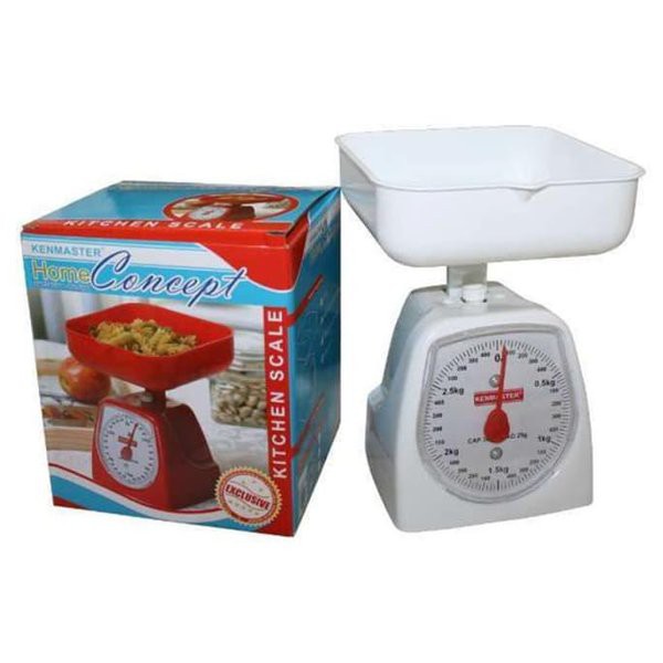 Timbangan Kue Kenmaster 5 Kg Timbangan Kue Dapur 5Kg Kitchen Scale Putih