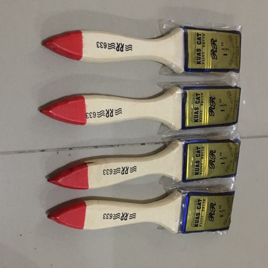 Kuas cat 1,5&quot; / Koas gagang kayu / Kuas cat 1 1/2&quot; murah