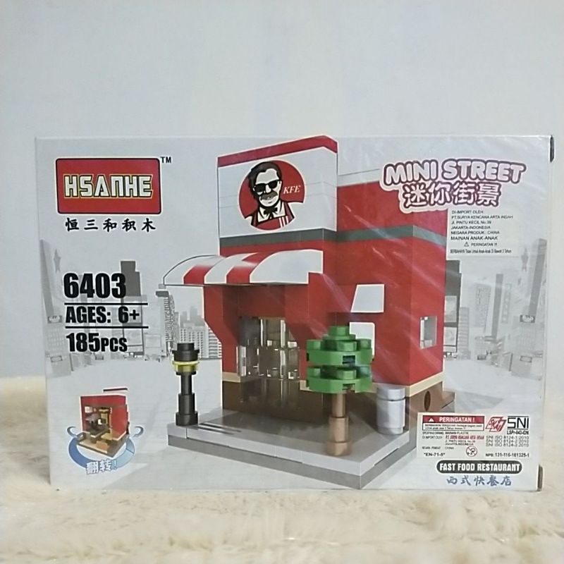 LEGO CITY KFC MINI STREET KFE 6403