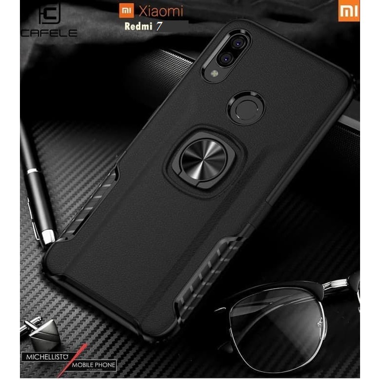 Xiaomi Redmi 7 Hybrid Case Ring Stand