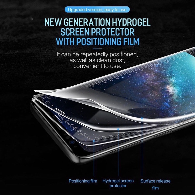 Vivo V21 5G / V21E / V20 / V20PRO / V20SE / V19 / V17Pro / V17 / V15 / V15Pro / V11 / V11i / V9 / V7 / V7+ / V5 / V5+ Hydrogel Clear AntiblueRay