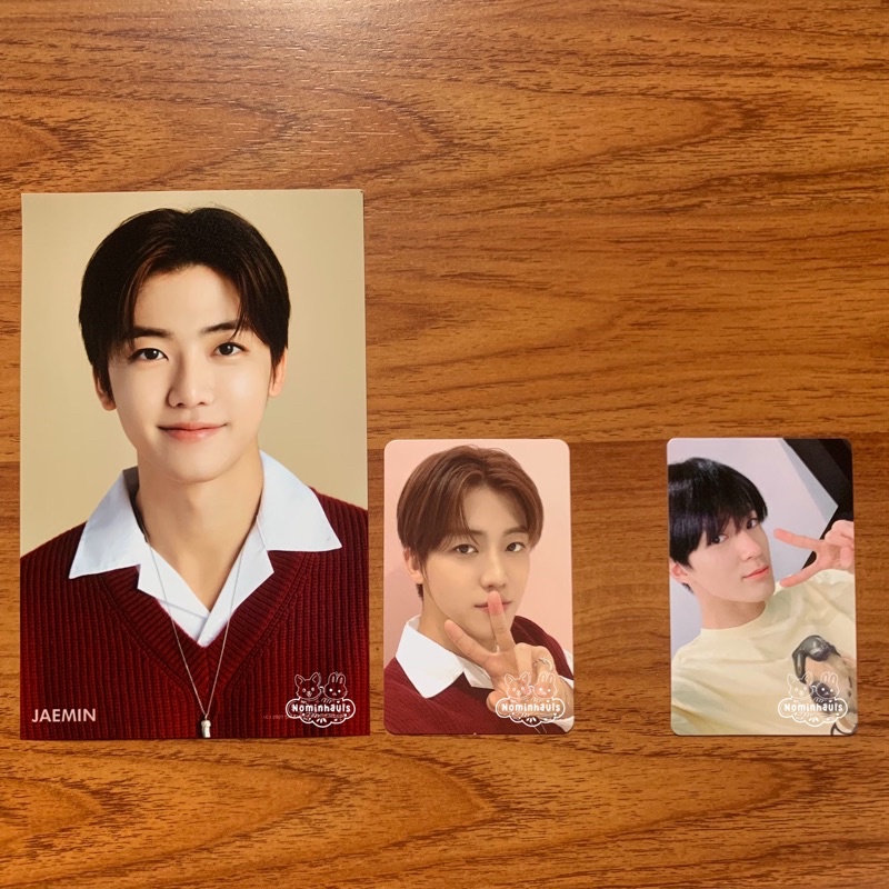 jaemin 4x6 photo + postcard dream cinema (unsealed) jeno yizhiyu hello future round 1 ver A md xr li