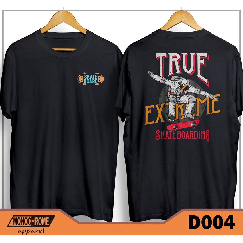 D004 Kaos Baju Skate Skater Skaters Skateboard Distro Pria