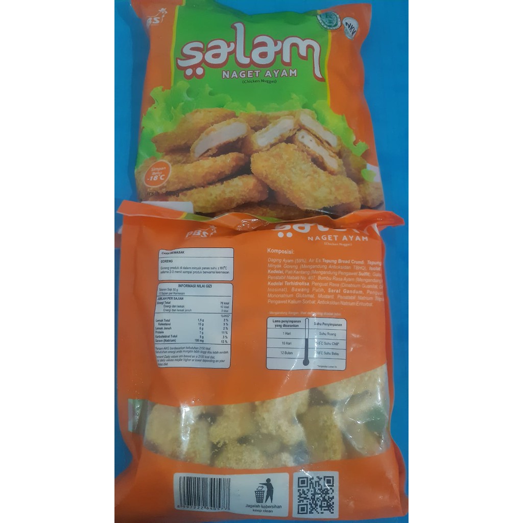 

Salam Nugget Ayam 500Gr