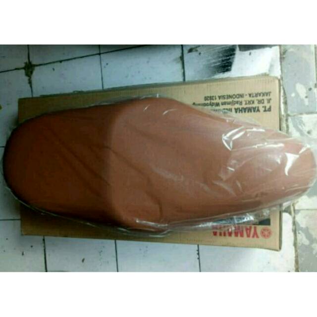 Jok yamaha Fino karbu coklat original