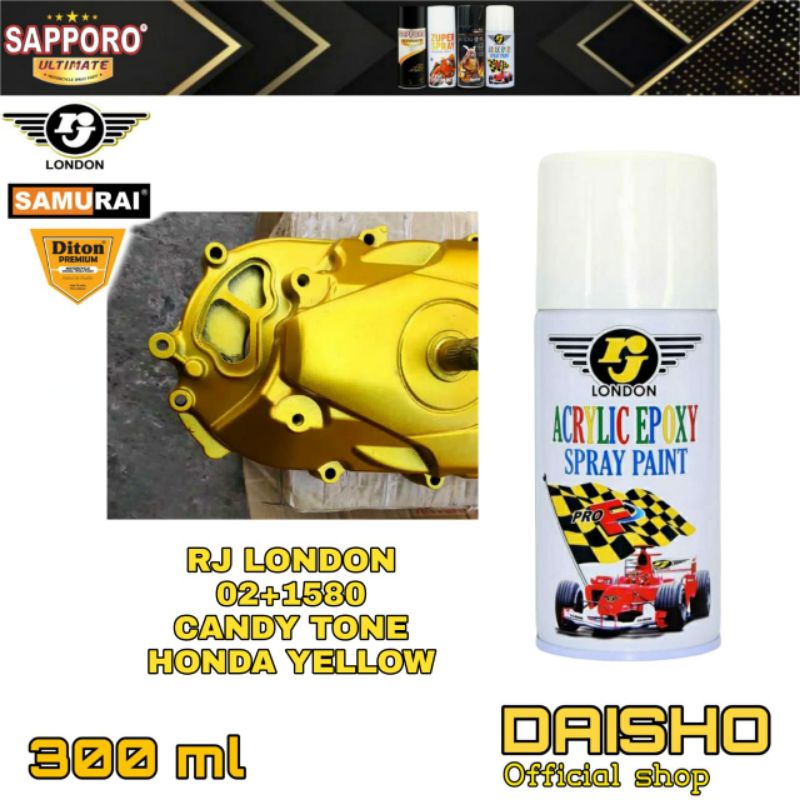 Jual Cat Semprot 300cc Candytone Candy Tone Metalik Metallic Honda Y Ic Yellow 021580 Rj London 8467