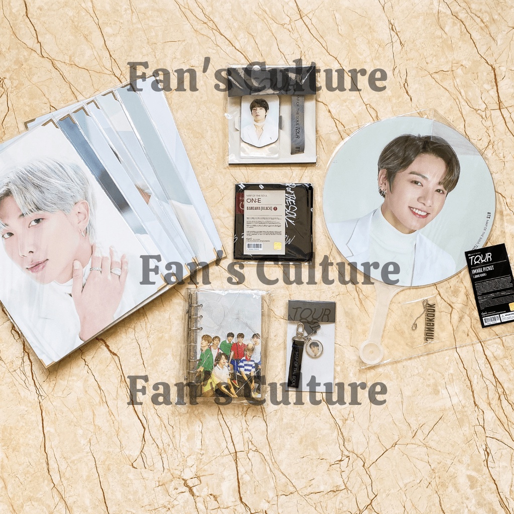 [READY STOCK] BUNDLE BTS Map of the Soul (MOTS) ON:E Merch (MD) - Bandana with Premium Photo Bangban