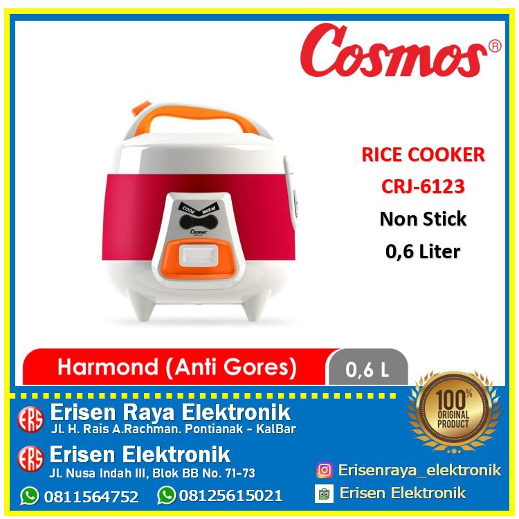 COSMOS CRJ-6123 0,6LT RICE COOKER