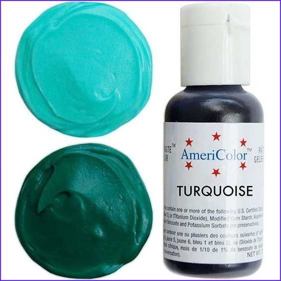 Americolor Softgel Paste Turquoise pewarna biru pirus