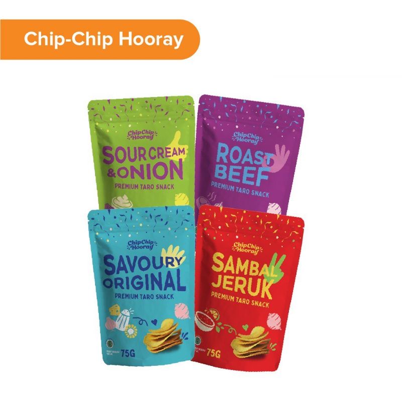 

Chip Chip Hooray Keripik Talas Bebas Gluten Tanpa MSG 75gr
