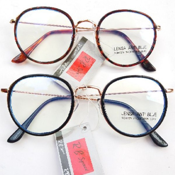 Kacamata Fashion Oval AntiBlue Wanita DZ 238