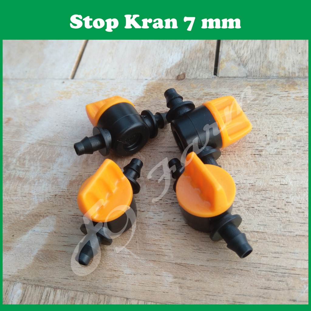 Stop Kran / Valve 7 mm - Kran Selang 7 mm Hidroponik