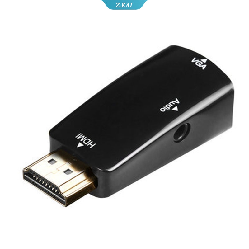 Adapter Converter Mini HDMI Ke VGA HD 1080P Untuk Laptop XiaoMi Huawei