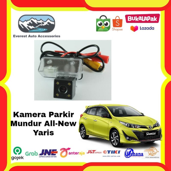 Kamera Camera Parkir Mundur Toyota All-New Yars Plug N Play ( Rearview Parking Camera Yaris)