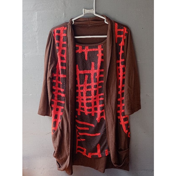 [PRELOVED] Kaos Motif Inner-Outer