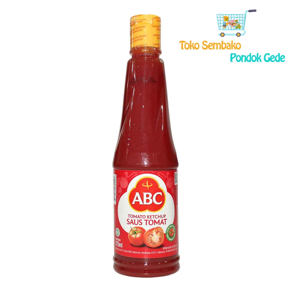 

Saus Tomat ABC 275ml 1 Botol